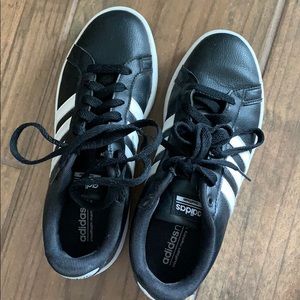 Black adidas shoes